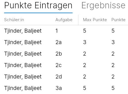 Klausurnoten-Datenbank